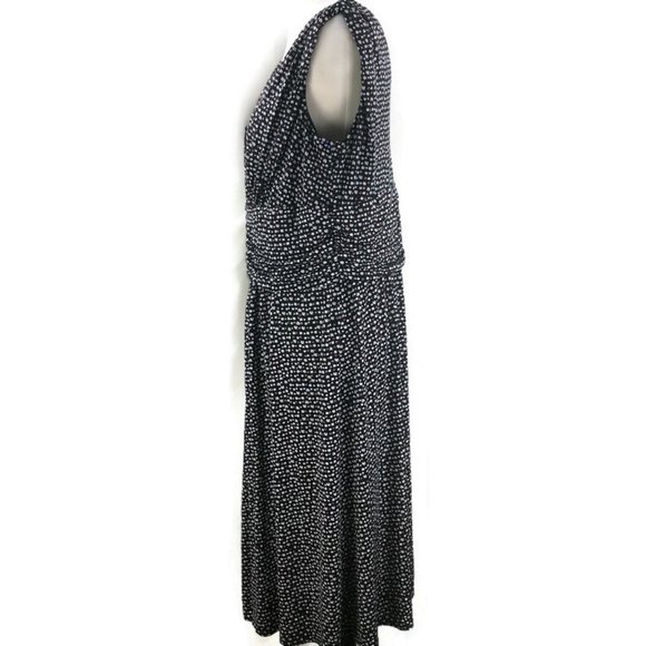 Studio 1940 Jersey Knit Dress Sleeveless V Neck - Picture 7 of 7